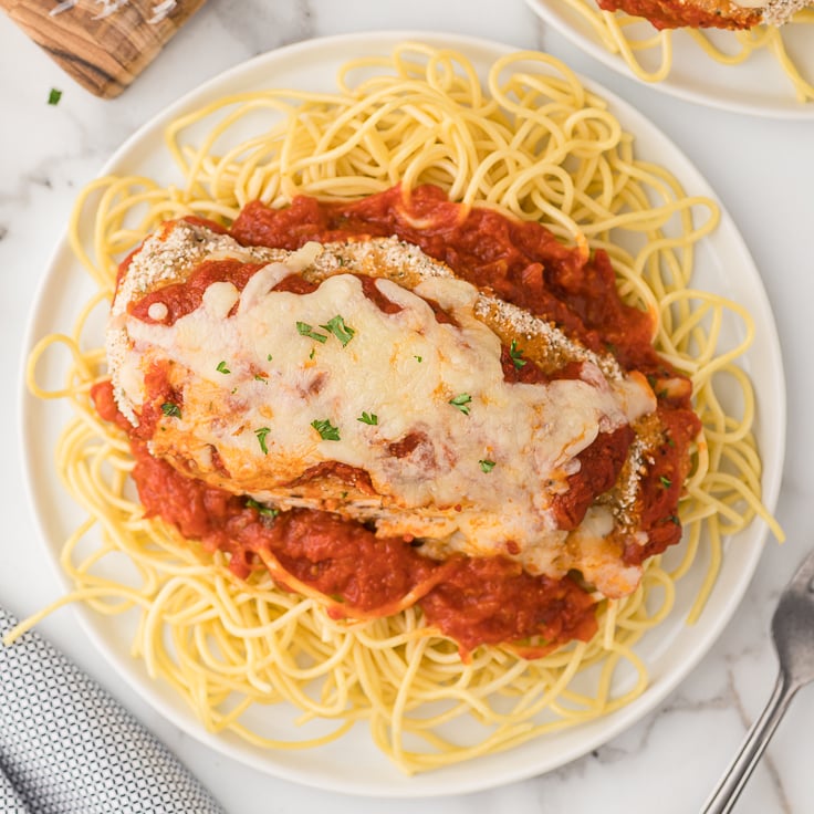Easy Oven Baked Chicken Parmesan