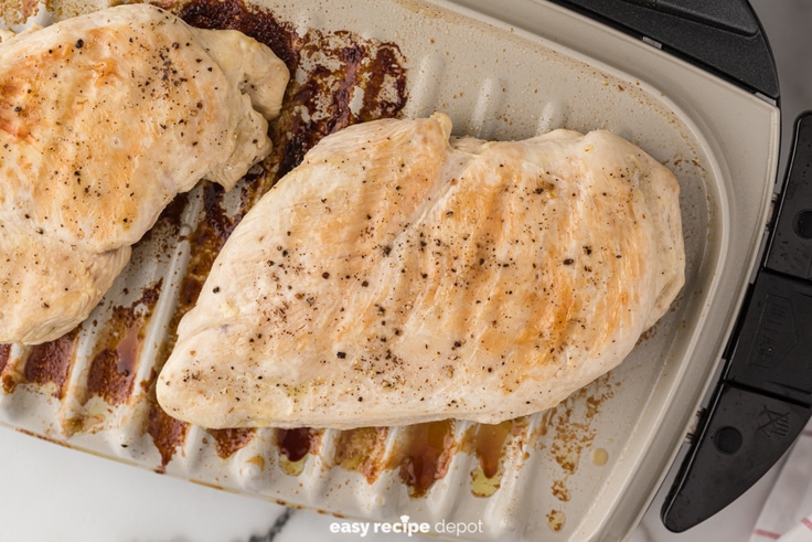 Chicken Breast On George Foreman Grill