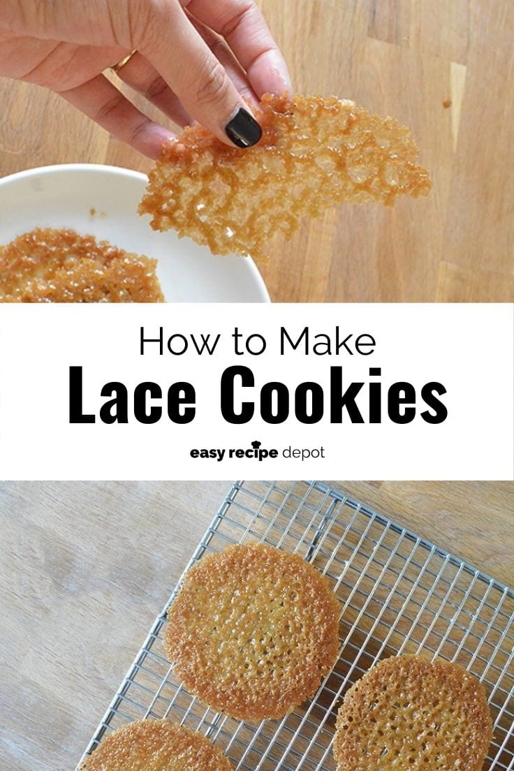 How to make lace cookies.