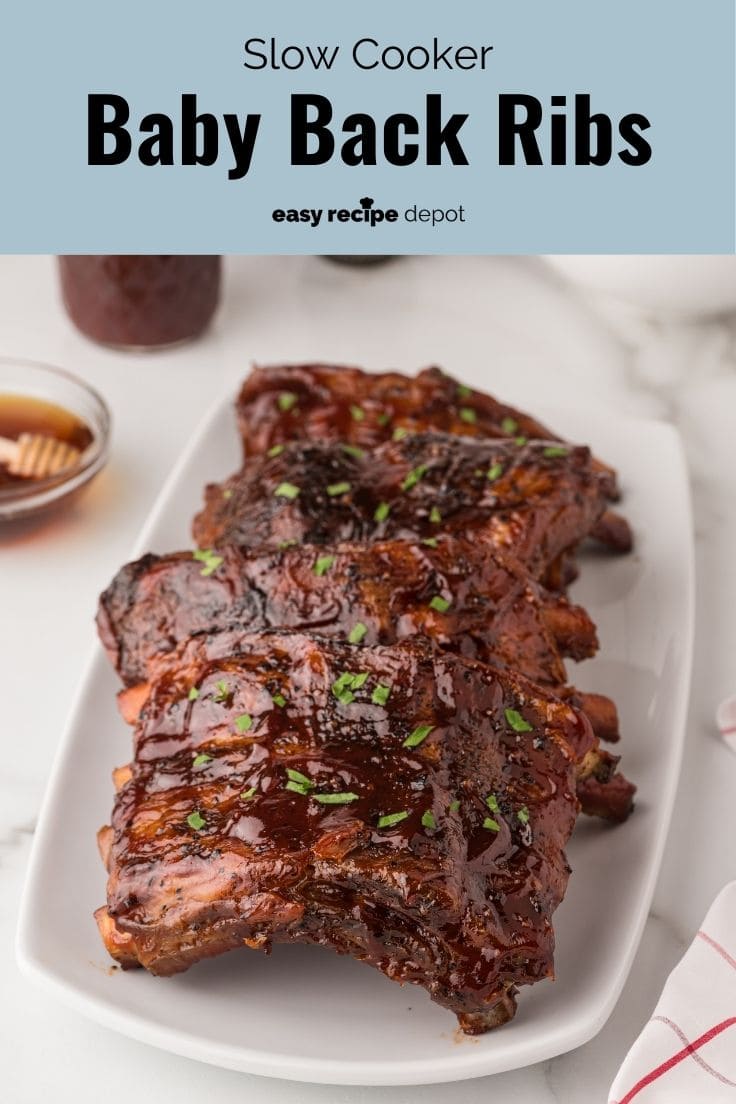 crock pot baby back ribs with barbecue sauce