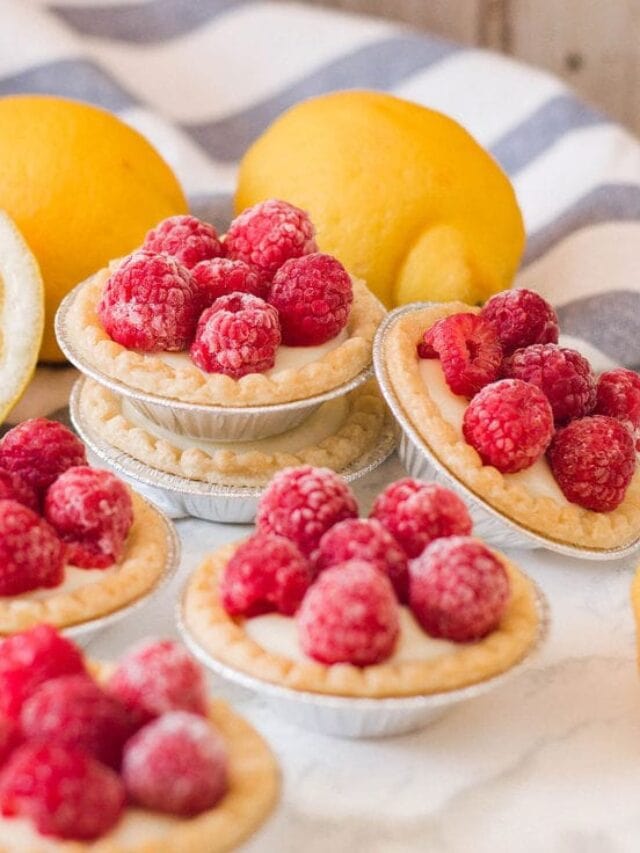 Mini Lemon Raspberry Tarts