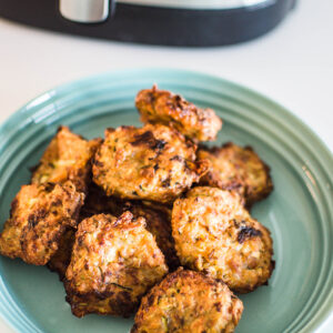 These easy zucchini fritters are a great first-time recipe if you're new to air fryers.