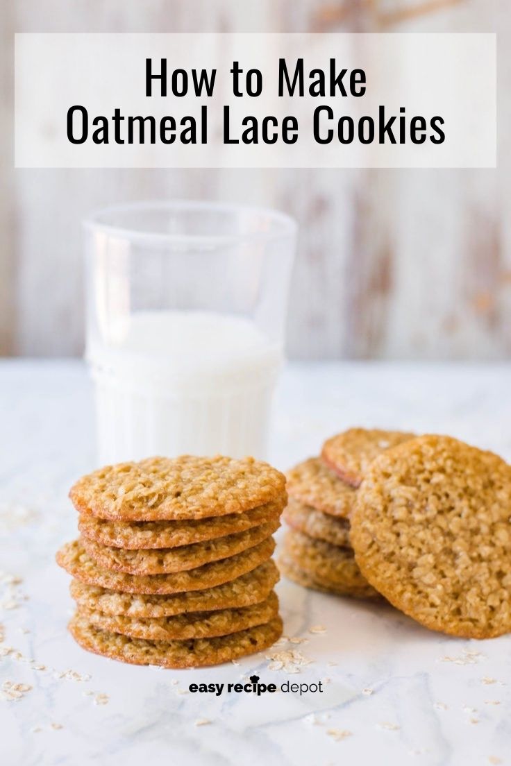 How to make oatmeal lace cookies.