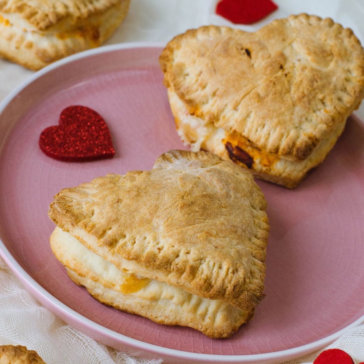 Homemade Pizza Pockets for Valentine’s Day