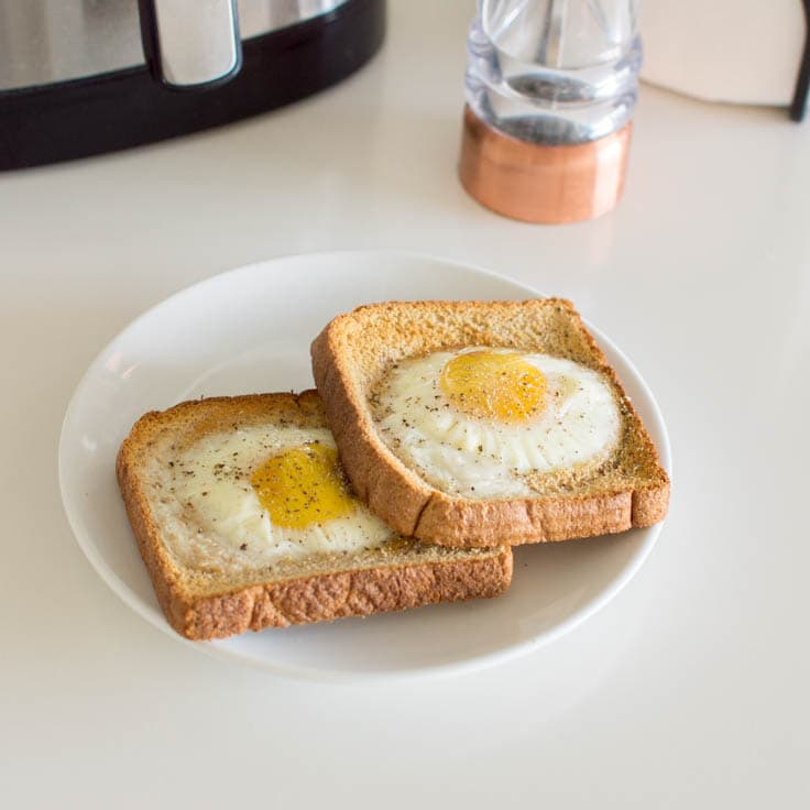 Air Fryer Egg Toast