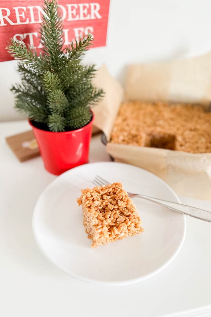 Gingerbread Rice Krispie Treats - Easy Recipe Depot