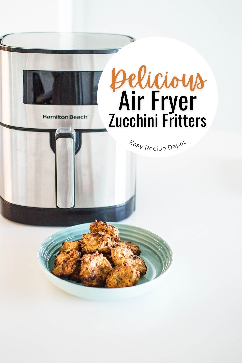 Delicious Air Fryer Zucchini Fritters.